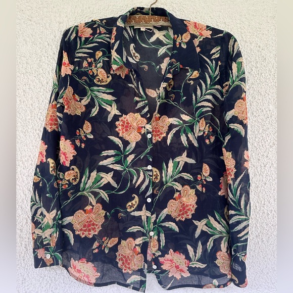 Sezane Pierro jungle Shirt FR40 - Picture 3 of 5